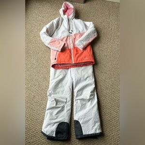 Arctix Girls Matching Set - Pink, White, and Orange